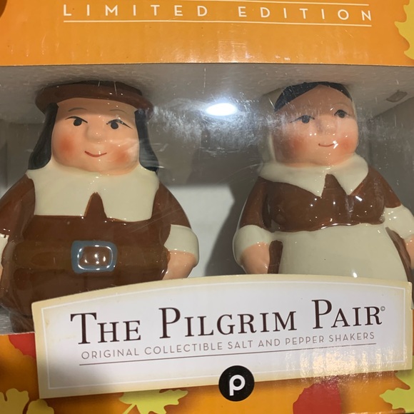 Pilgrim pair salt and pepper shakers new in box Grandma Core! - Picture 3 of 5